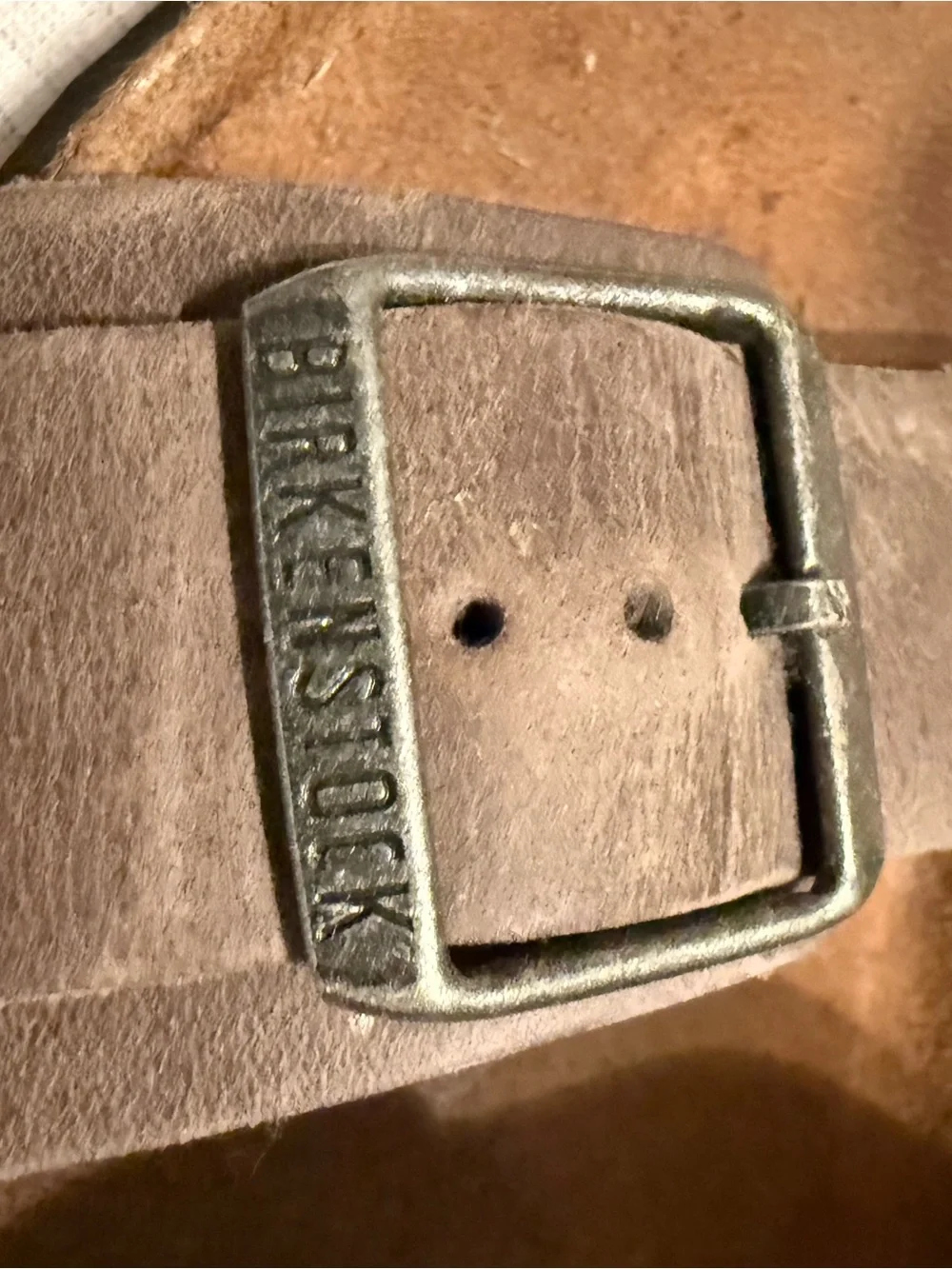 Birkenstock brown leather sandals. Size 10.
